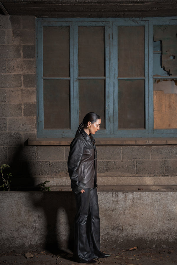 SANGAM LEATHER SHACKET