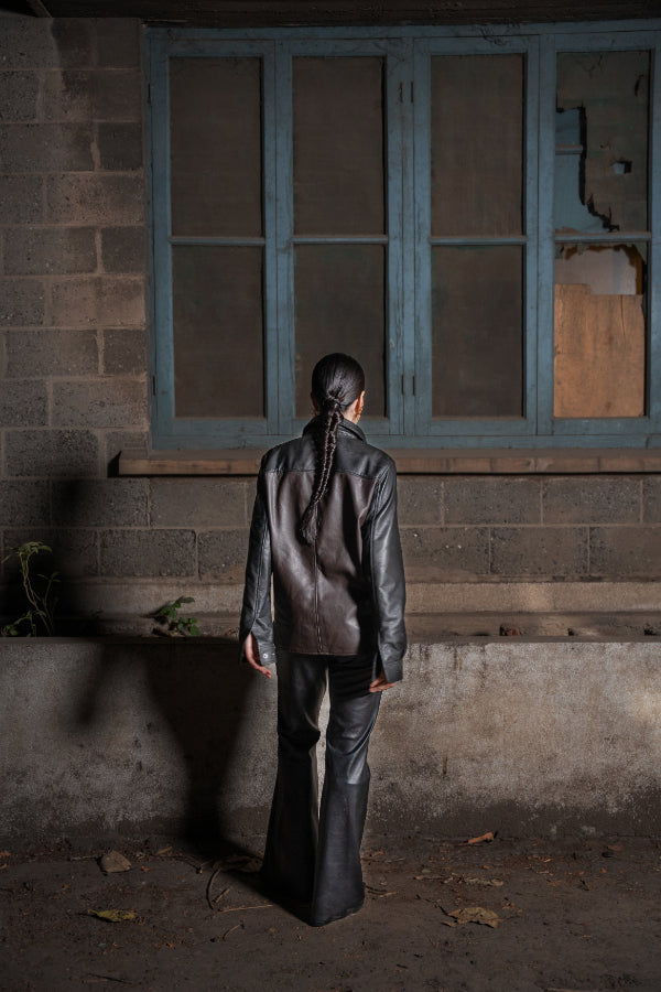 SANGAM LEATHER SHACKET