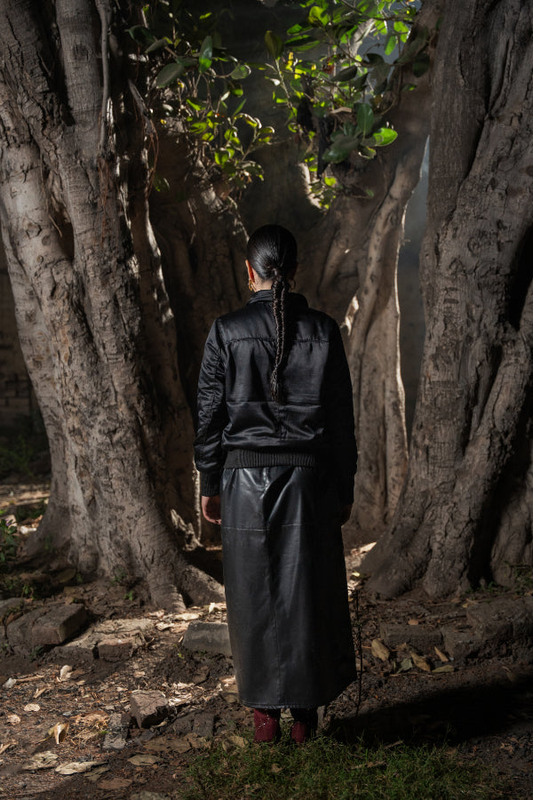 SUNEHRI BOMBER WITH GOLD EMBELISHMENT