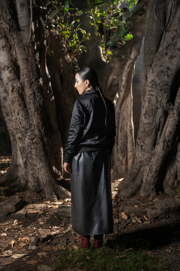 SUNEHRI BOMBER WITH GOLD EMBELISHMENT