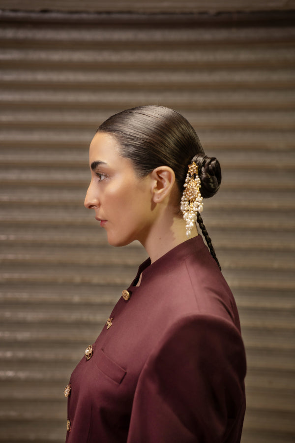 ZARAFSHAN PLUM JACKET