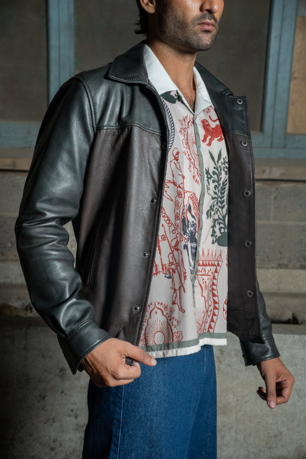 SANGAM LEATHER SHACKET