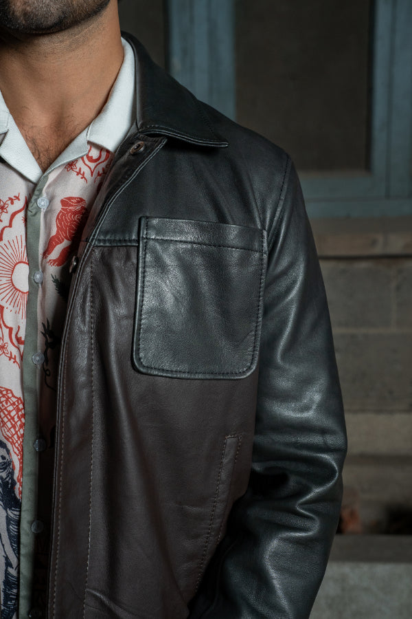 SANGAM LEATHER SHACKET