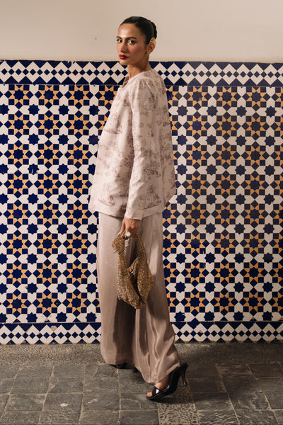 Sable Jacket Set – Sadhbarg Lahore