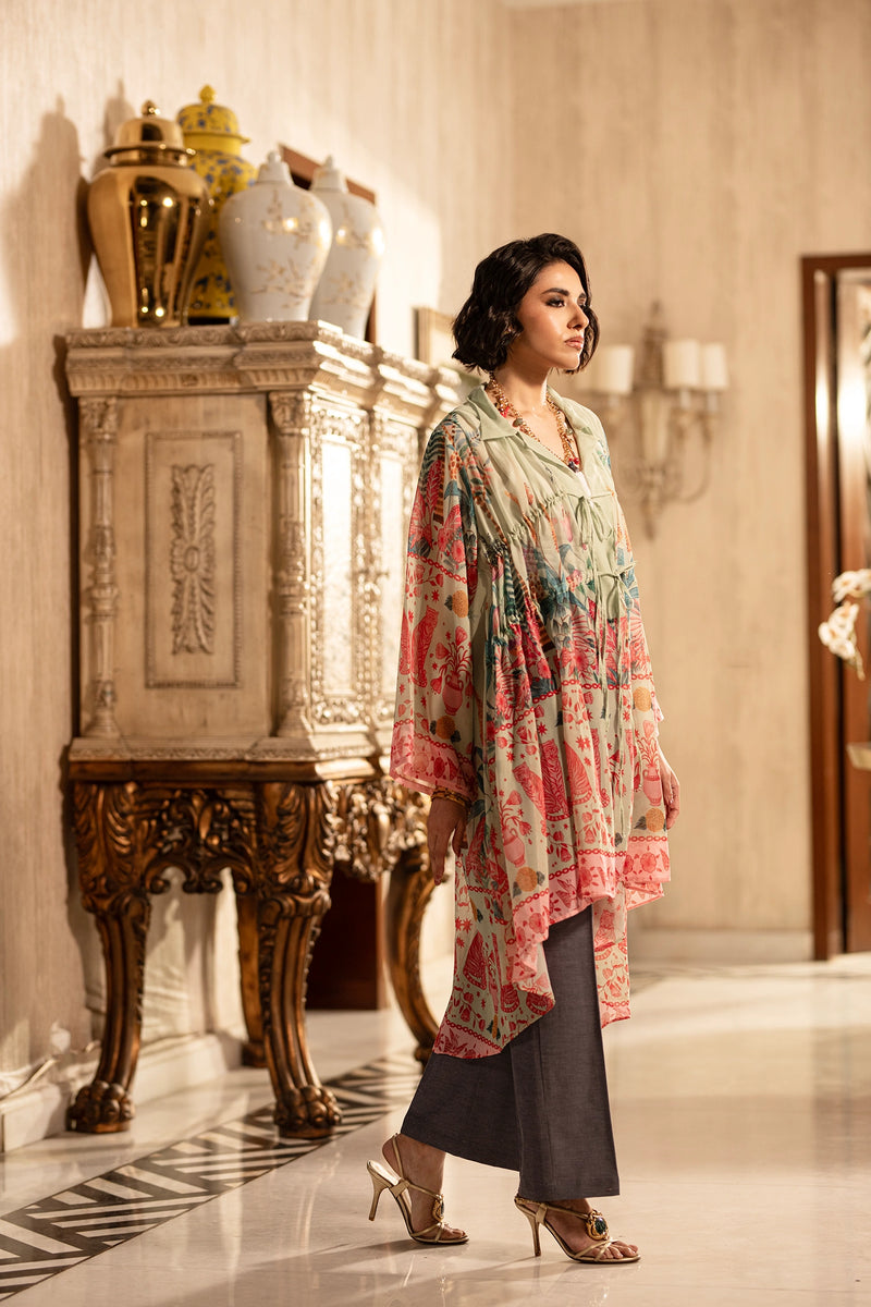 Postcards from Lahore – Printed Oversize Tunic