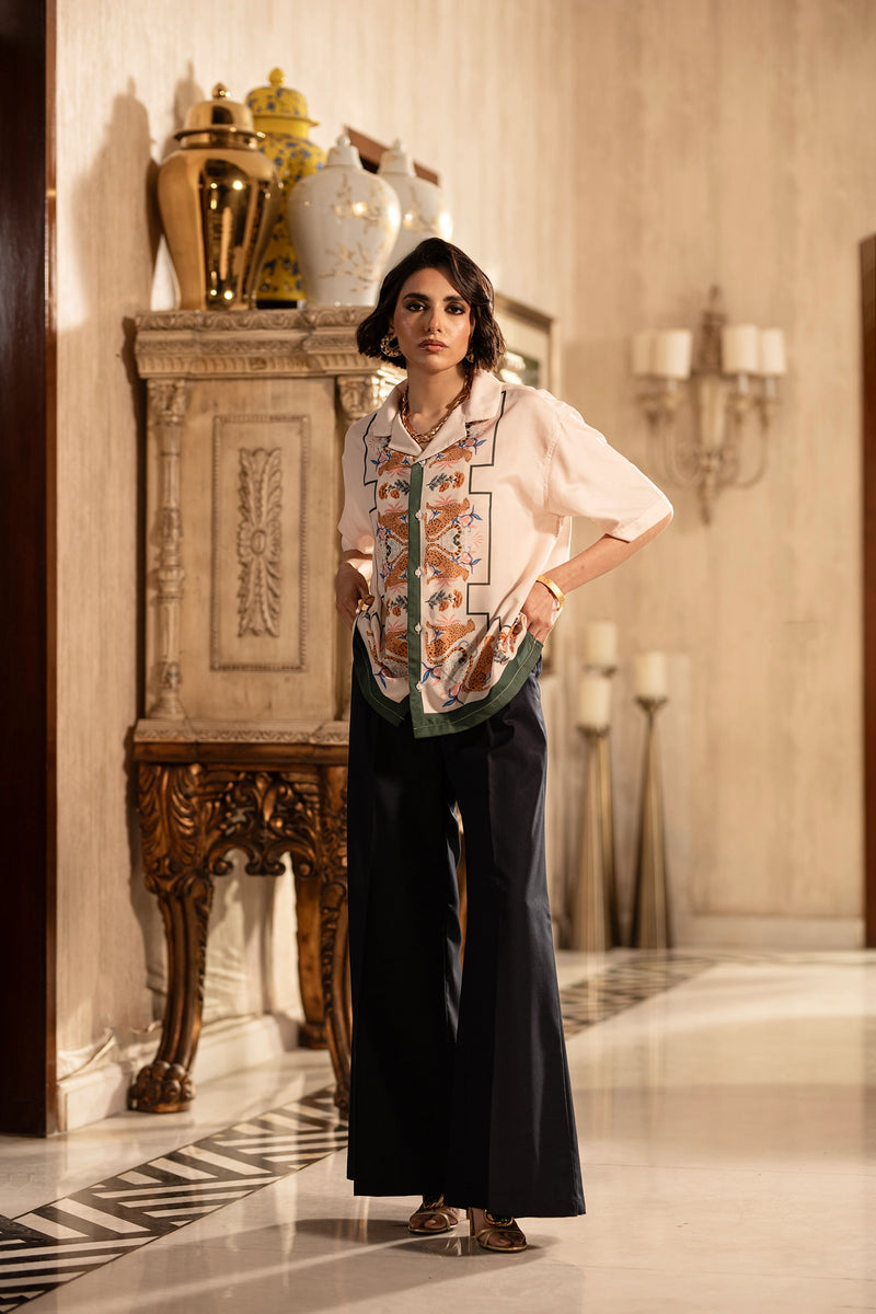 Heritage Frame – Printed Relaxed Shirt