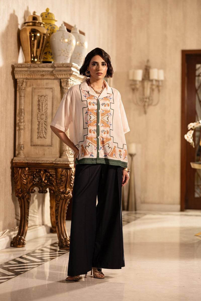 Heritage Frame – Printed Relaxed Shirt