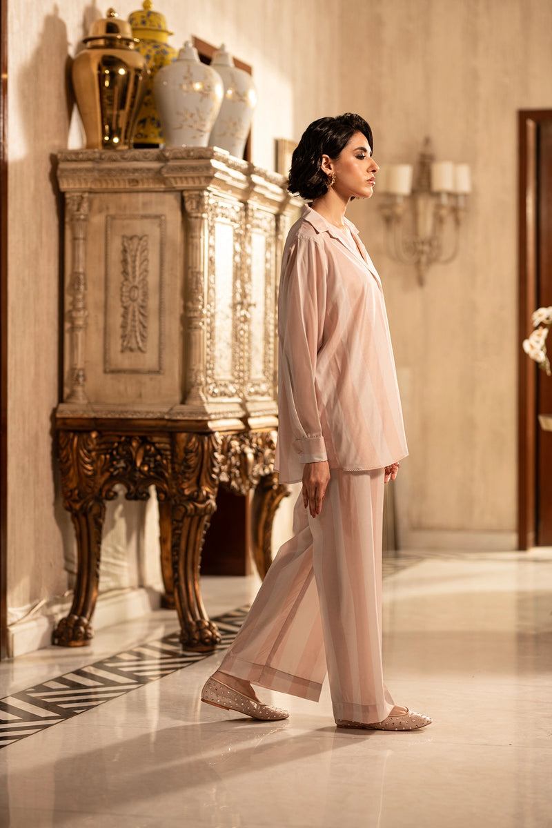 The Roshan Ara Set – Subtle Stripes, Strong Silhouette