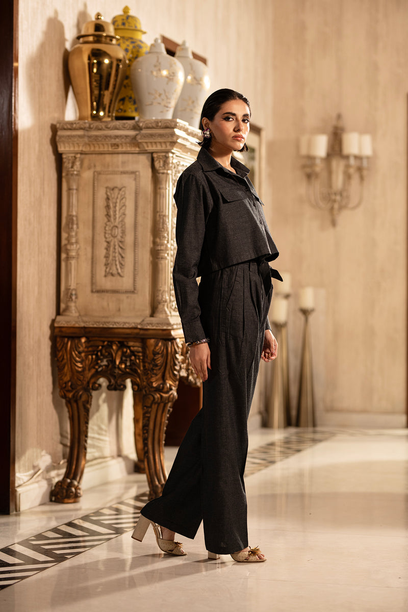 Smoked Charcoal – Two-Piece Co-ord Set