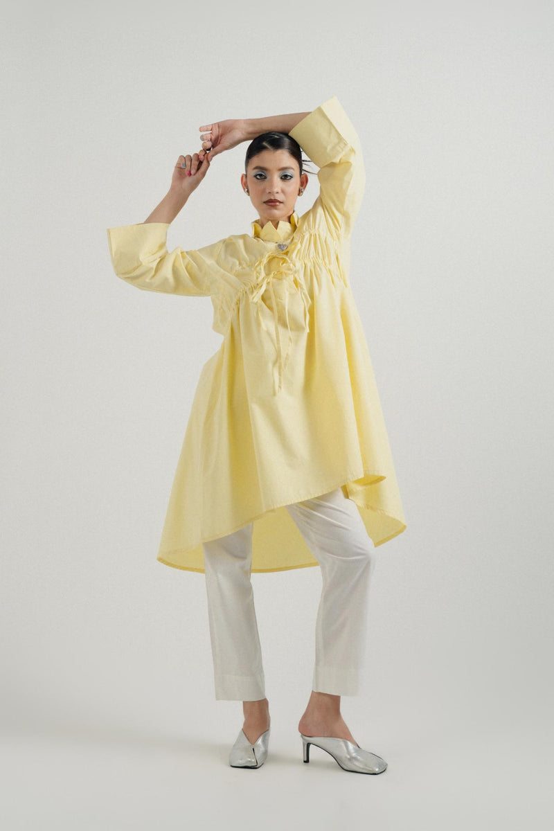 Zard Sahar Cape Shirt