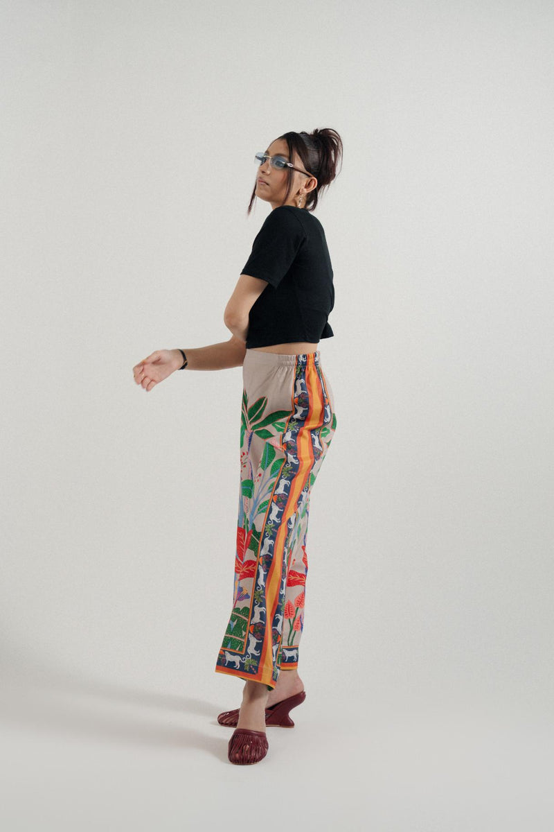 Gul-e-Jungle Printed Trousers