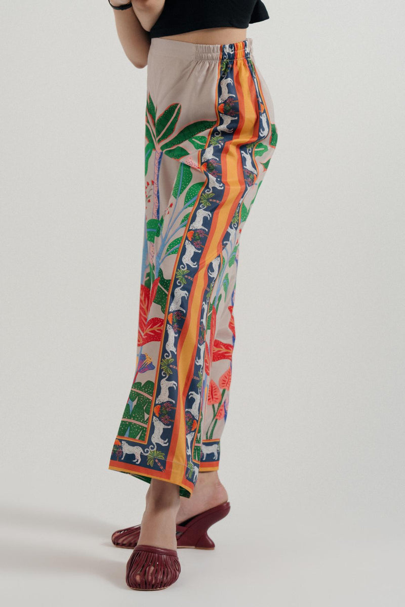Gul-e-Jungle Printed Trousers