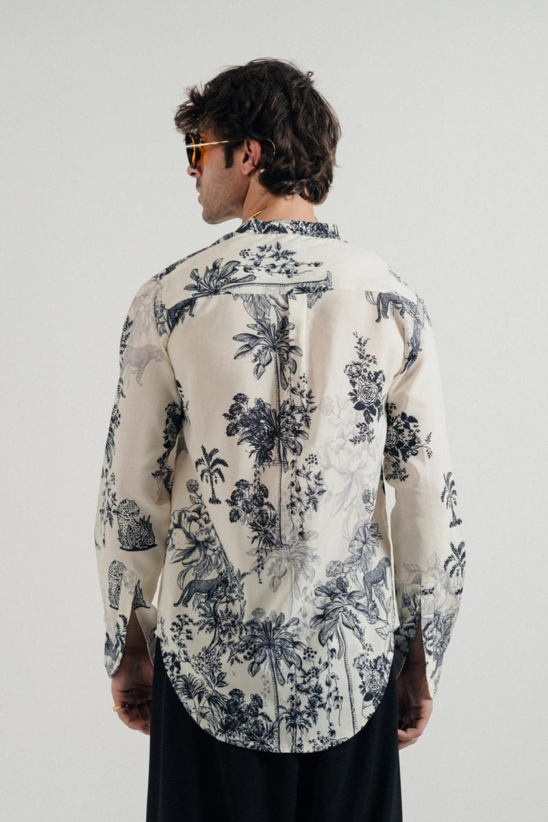 Jungle Courtyard Printed Shirt