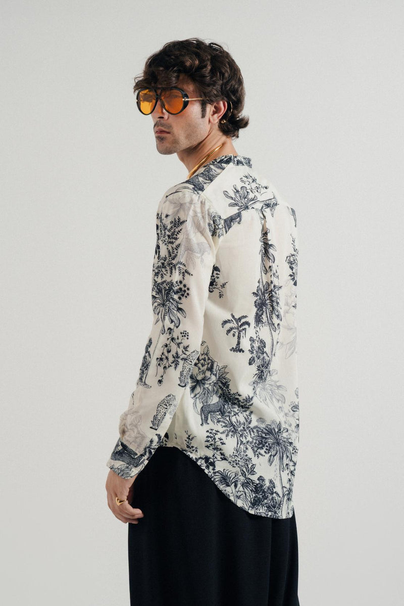 Jungle Courtyard Printed Shirt