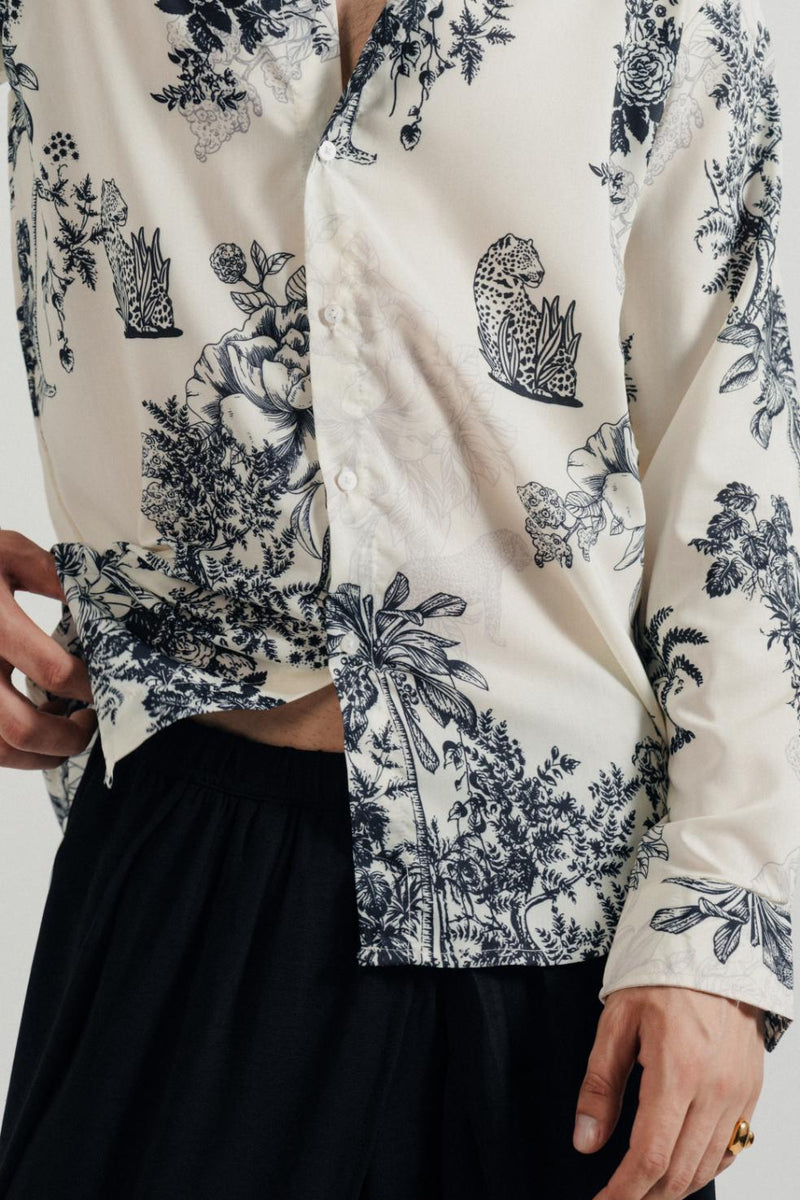 Jungle Courtyard Printed Shirt